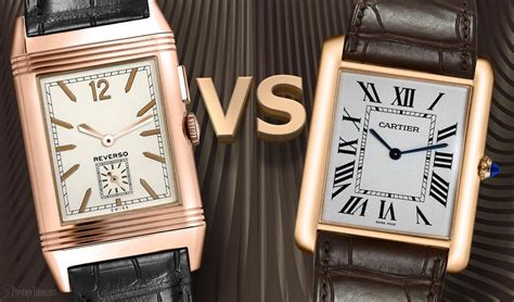 Cartier tank vs Reverso